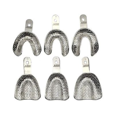 Dental Edentulous ALUMINIUM Impression Trays