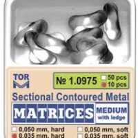 TOR-VM Sectional Matrix Medium With Ledge 50 PCS