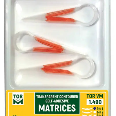 Self-Adhesive Transparent Contoured Matrix Bands for premolars TOR VM No 1.490