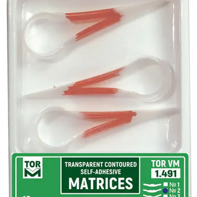 Self-Adhesive Transparent Contoured Matrix Bands for Molars no 1.491