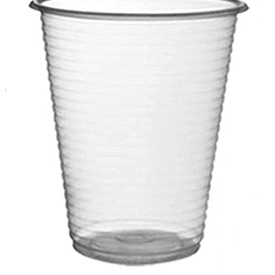Disposable Light Transparent Plastic Cups (100 Pcs)
