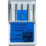 GREEN Frank HIGH SPEED Diamond burs cylinder (Verti-prep)