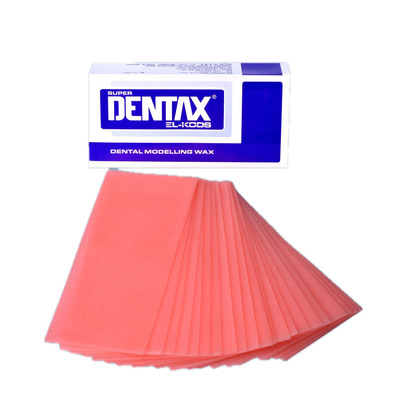 EL-KODS Dentax Base Plate Pink Wax (500g)