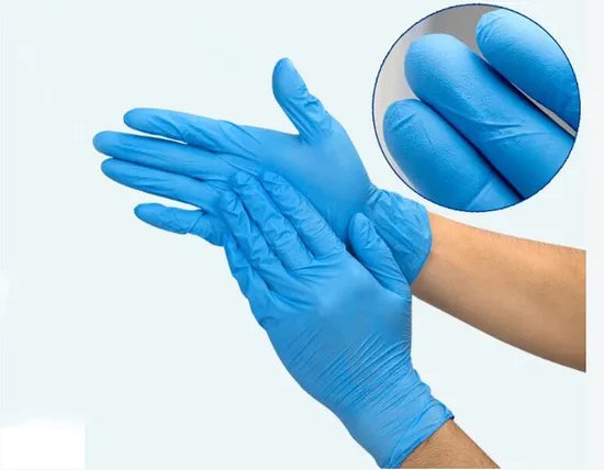 Blue Gloves Nitrile Powder Free