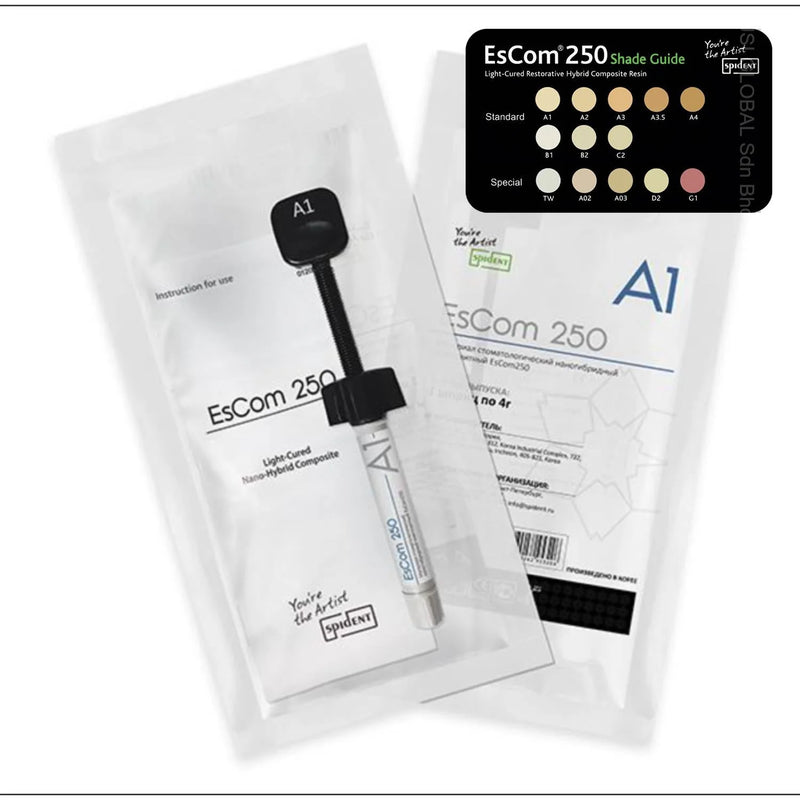 Spident EsCom250 Nanohybrid Composite 4G