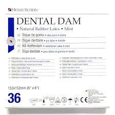 Henry Schein Rubber Dam 6X6 (36pcs)