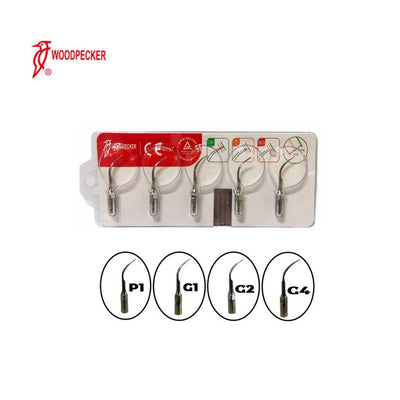 woodpecker ultrasonic scaler tips kit (5 pcs)
