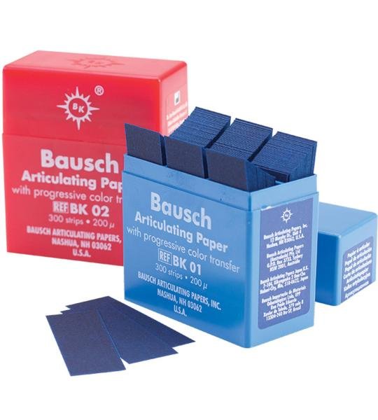 Bausch Articulating Paper 200 micron 300 Strip