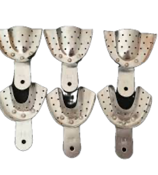 Dental Aluminium Impression Trays (2pcs)