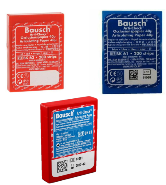 BAUSCH Articulating Paper 40 micron 200 Strip