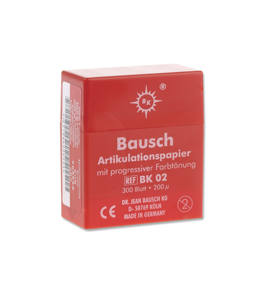 Bausch Articulating Paper 200 micron 300 Strip