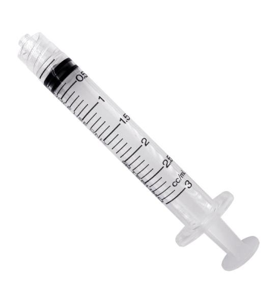 Plastic Syringe 3 ml